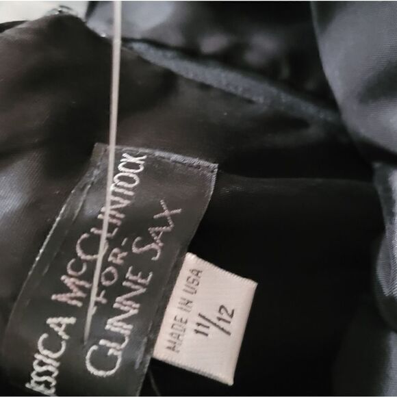 FINAL SALE🔥Gunne Sax 👗Black strapless dress size 11 - Picture 8 of 11